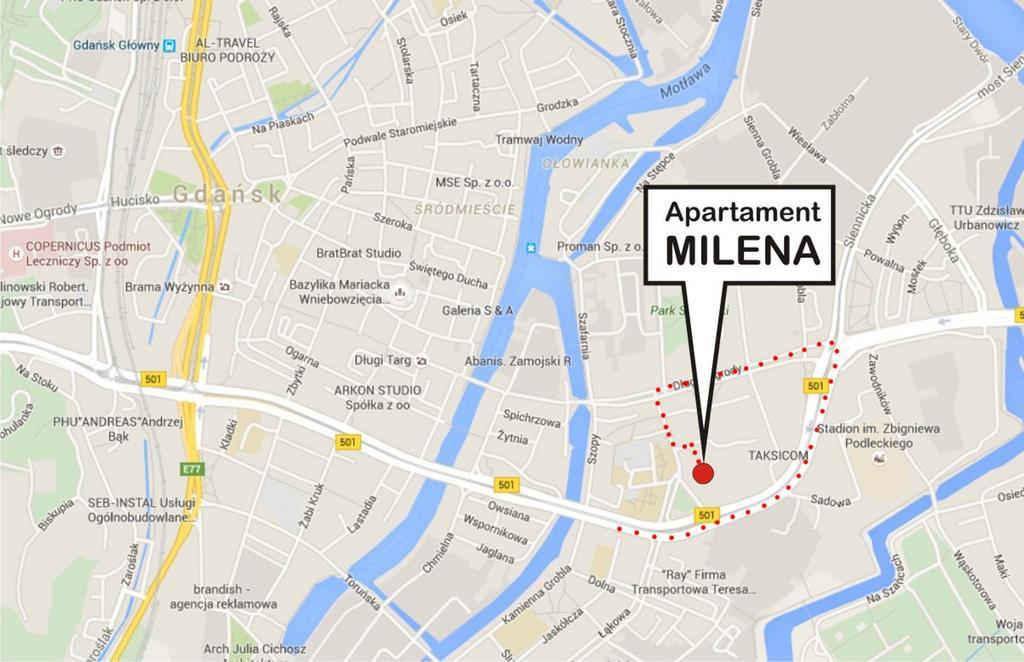 Apartment Milena Γκντανσκ Δωμάτιο φωτογραφία